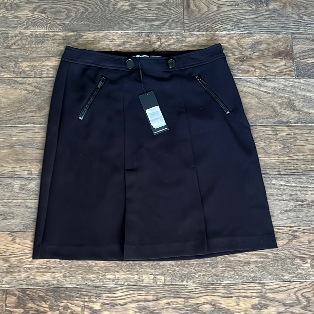 NWT Karl Lagerfeld Paris Black at the Knee Skirt.